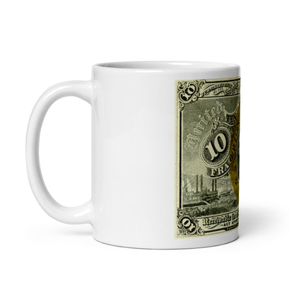 10 Cents 2ND Issue Fractional Currency Edition - Classic Currency Collector's Mug