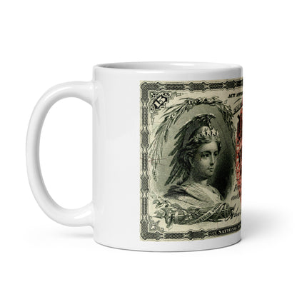 15 Cents 4TH Issue Fractional Currency Edition - Classic Currency Collector's Mug