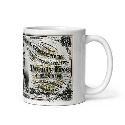 25 Cents 3RD Issue Fractional Currency Edition - Classic Currency Collector's Mug