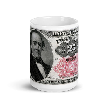 25 Cents 5TH Issue Fractional Currency Edition - Classic Currency Collector's Mug