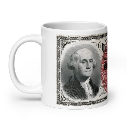 25 Cents 4TH Issue Fractional Currency Edition - Classic Currency Collector's Mug