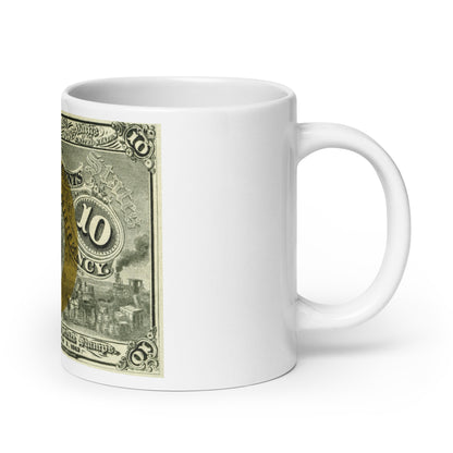 10 Cents 2ND Issue Fractional Currency Edition - Classic Currency Collector's Mug