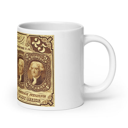 25 Cents 1ST Issue Fractional Currency Edition - Classic Currency Collector's Mug