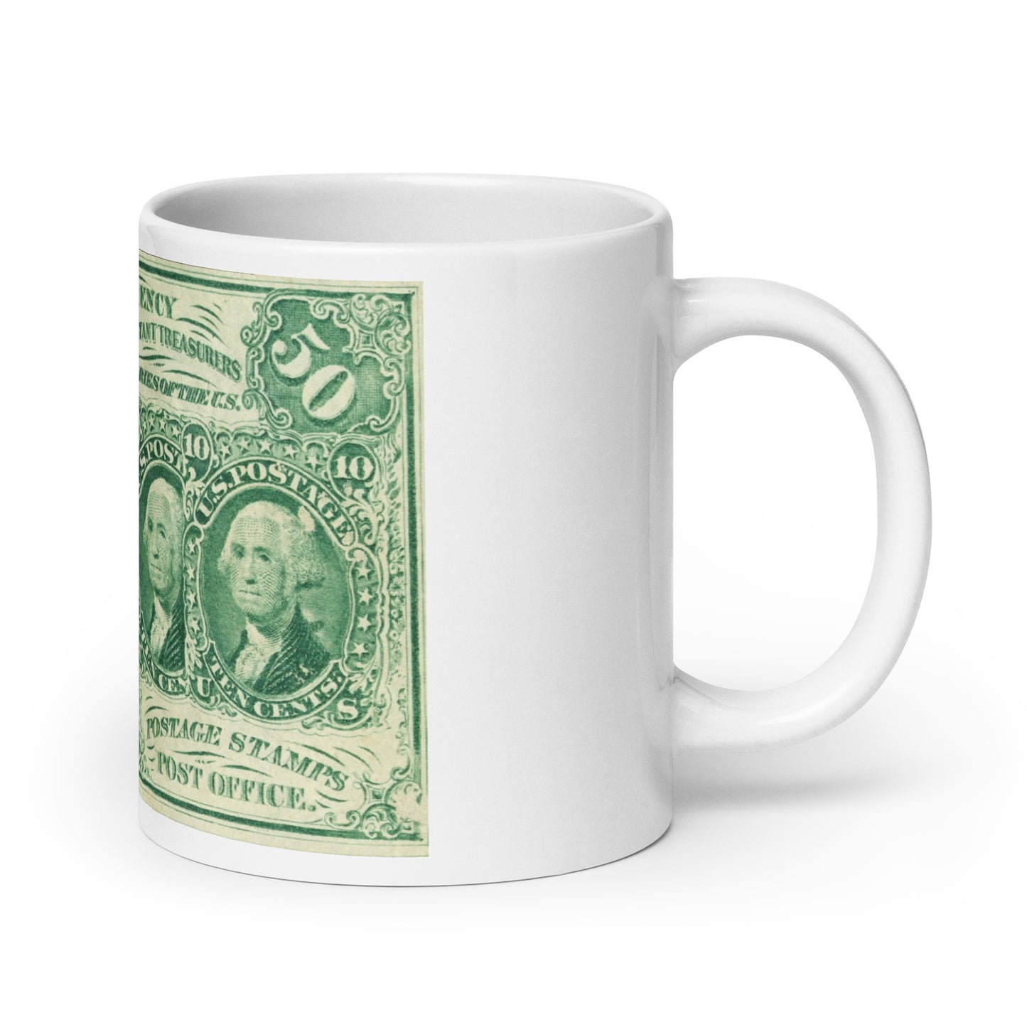 50 Cents 1ST Issue Fractional Currency Edition - Classic Currency Collector's Mug